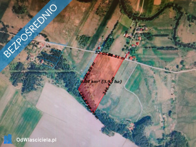 Duża działka w pięknej okolicy - Ostrów  -
świętokrzyskie Zdjęcie nr 3