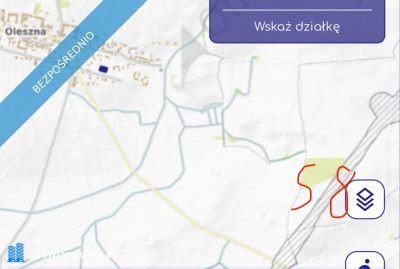 Działka budowlana z widokiem na Ślężę - Oleszna  -
dolnośląskie Zdjęcie nr 2