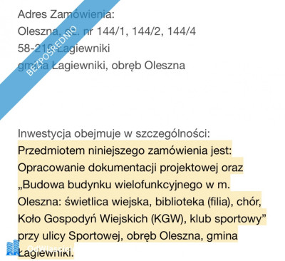 Działka budowlana z widokiem na Ślężę - Oleszna  -
dolnośląskie Zdjęcie nr 4