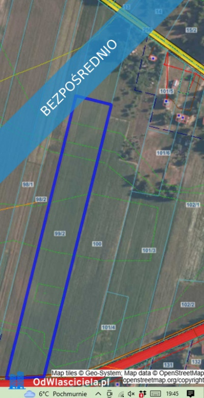 Działka pod zabudowę jednorodzinną bliźniaczą lub siedliskowo-zagrodową - Żebraczka  -
mazowieckie Zdjęcie nr 5
