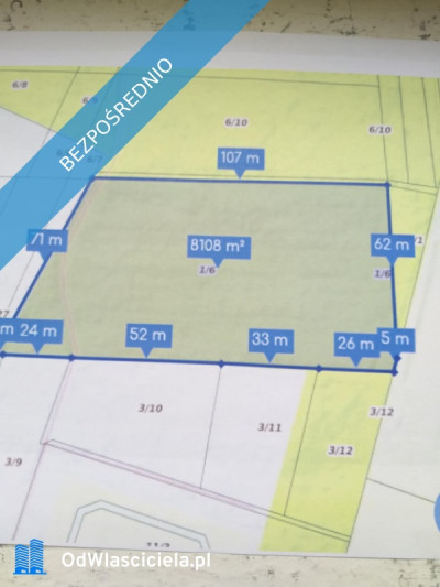 Działka inwestycyjna 8108m-LublinulMełgiewska - Hajdów  - lubelskie