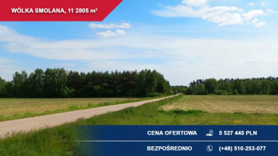 Działki inwestycyjne 1128 ha pod osiedle  Gmina Brochów okolice Sochaczewa  MPZP - Wólka Smolana  -
mazowieckie Zdjęcie nr 5