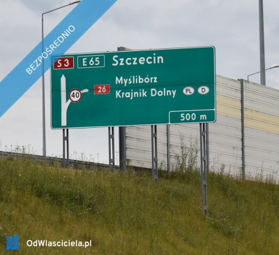 Sprzedam lub wydzierzawie dzialki inwestycyjne 3 km od zjazdu  Wezel Mysliborz  - Myślibórz  - zachodniopomorskie