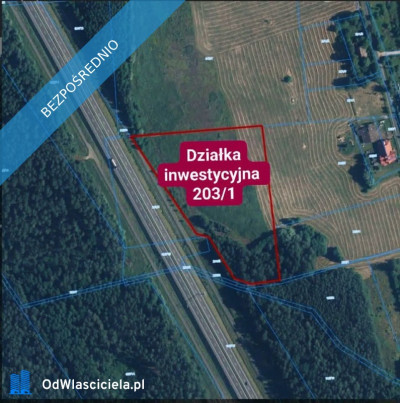 Sprzedam lub wydzierzawie dzialki inwestycyjne 3 km od zjazdu  Wezel Mysliborz  - Myślibórz  -
zachodniopomorskie Zdjęcie nr 3