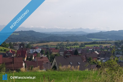 Działka budowlana z panoramicznym widokiem na okolicę i Tatry - Kluszkowce  -
małopolskie Zdjęcie nr 3