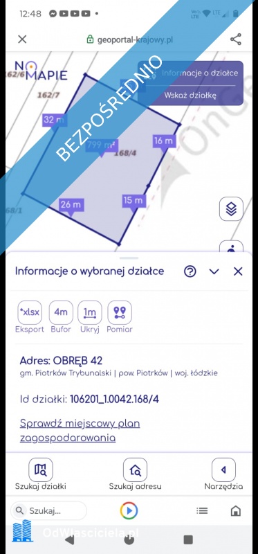 Działka budowlana  - Piotrków Trybunalski  -
łódzkie Zdjęcie nr 4