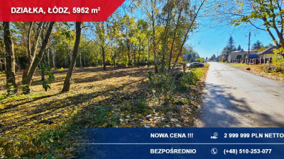 NOWA CENA  Działka pod segmenty bliźniaki hotel  TOP lokalizacja - Łódź  -
łódzkie Zdjęcie nr 3