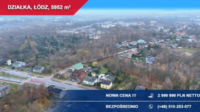 NOWA CENA  Działka pod segmenty bliźniaki hotel  TOP lokalizacja - Łódź  -
łódzkie Zdjęcie nr 7