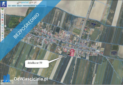 Syndyk sprzeda działkę zabudowaną domem we wsi Łękanów - Łękanów  - dolnośląskie