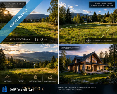 Świeradów-Zdrój i działka 1200 m Prywatność Prestiż Potrncjał - Świeradów-Zdrój  -
dolnośląskie Zdjęcie nr 4