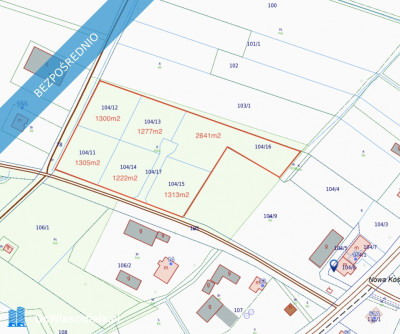 Działki budowlane 20 minut od Gdańska Szybki dojazd S7 od 1222 m - Nowa Kościelnica  - pomorskie