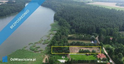 Działka rolno-budowlana z bezpośrednią linią brzegową jeziora - Góry Lubiańskie  - warmińsko-mazurskie