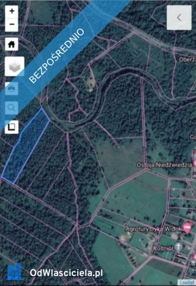 Bieszczady gm Cisna działka do sprzedania - Przysłup  - podkarpackie