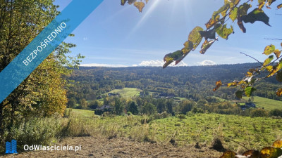 Niepowtarzalna działka widokowa na południowym stoku Zakrzów Wadowice - Zakrzów  -
małopolskie Zdjęcie nr 9