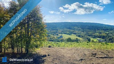 Niepowtarzalna działka widokowa na południowym stoku Zakrzów Wadowice - Zakrzów  -
małopolskie Zdjęcie nr 4