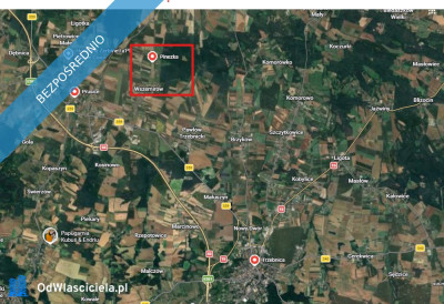 Działki pod Trzebnicą przy lesie9840złm2media w drodzeMPZP - Wszemirów  -
dolnośląskie Zdjęcie nr 2