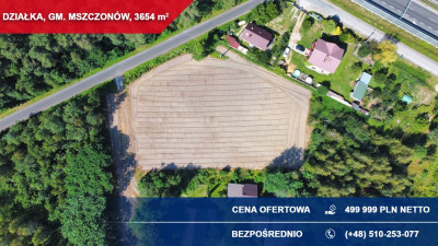 Teren usługowy przy S8  idealny pod magazyn lub warsztat - Adamowice  - mazowieckie