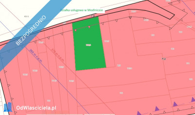 Działka usługowa w Modlniczce pod Krakowem - Modlniczka  -
małopolskie Zdjęcie nr 3