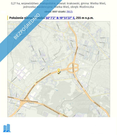 Działka usługowa w Modlniczce pod Krakowem - Modlniczka  -
małopolskie Zdjęcie nr 4