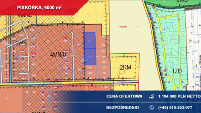 Teren inwestycyjny pod małe osiedle  Piskórka gm Prażmów - Piskórka  -
mazowieckie Zdjęcie nr 3