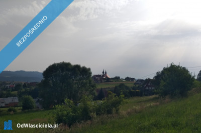 Działka budowlana z panoramicznym widokiem na okolicę i Tatry - Kluszkowce  -
małopolskie Zdjęcie nr 2