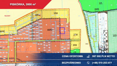 Duża działka budowlana przy Parku Krajobrazowym  Piskórka gm Prażmów - Piskórka  -
mazowieckie Zdjęcie nr 4