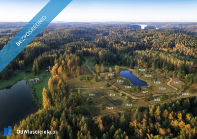 Działki budowlane w lesie nad wodą warmińsko-mazurskie - Purda  - warmińsko-mazurskie