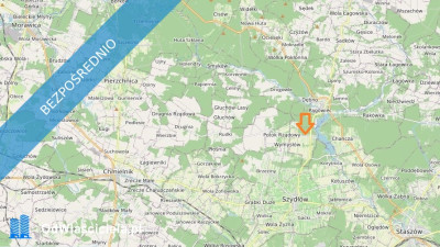 2 działki przy lesie blisko Hańczy - Życiny  -
świętokrzyskie Zdjęcie nr 5