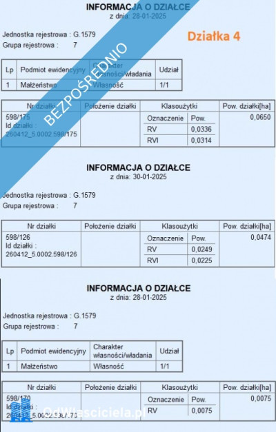 Działka w Bilczy uzbrojona za 290złm2 - Bilcza  -
świętokrzyskie Zdjęcie nr 13