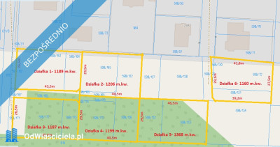 Działka w Bilczy uzbrojona za 290złm2 - Bilcza  -
świętokrzyskie Zdjęcie nr 6