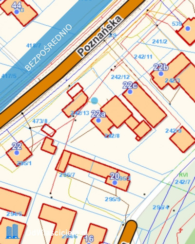Działka inwestycyjna usługowa budowlana 1517m2 Zielona Góra Centrum Chynów  - Chynów   -
lubuskie Zdjęcie nr 6