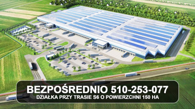 Działka 150 ha Godętowo gm Łęczyce przy trasie S6 -    -
pomorskie
