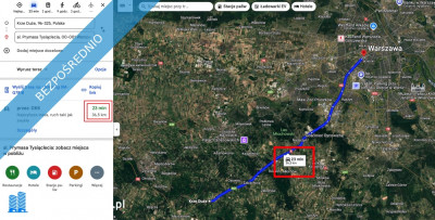 Działka Krze Duże 1100 m2 - w MPZP na cele zabudowy mieszkaniowej -    -
mazowieckie Zdjęcie nr 3