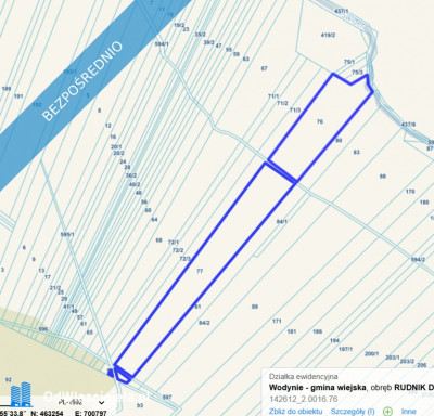 Działka rolna Rudnik Duży gm Wodynie -    -
mazowieckie Zdjęcie nr 2