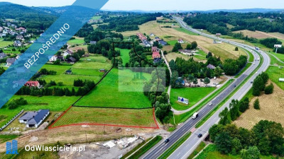 Działka komercyjna przy Zakopiance Krzyszkowice -    - małopolskie