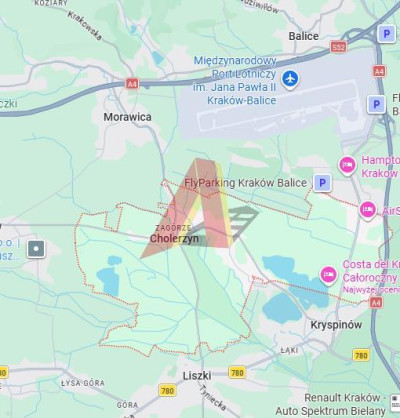 okolica Kryspinowa  ponad 8 arów  zabudowa jednorodzinna - Cholerzyn  -
Małopolskie Zdjęcie nr 5