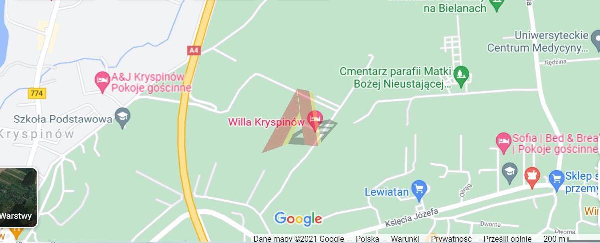MOŻLIWOŚĆ WYDZIELENIA 8 AROWYCH DZIAŁEK - Kryspinów   -
Małopolskie Zdjęcie nr 1
