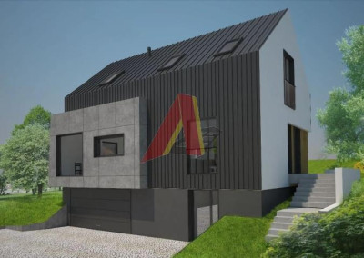 Z pozwoleniem na budowę nowoczesnego domu - Bolechowice   -
Małopolskie Zdjęcie nr 2