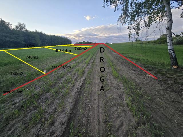 Działka budowlana - Najdziszów   -
Śląskie Zdjęcie nr 1
