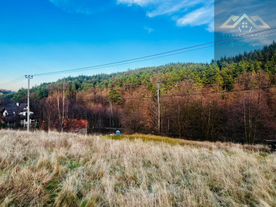 Atrakcyjna działka budowlana pod Myślenicami - Łęki -
małopolskie Zdjęcie nr 11