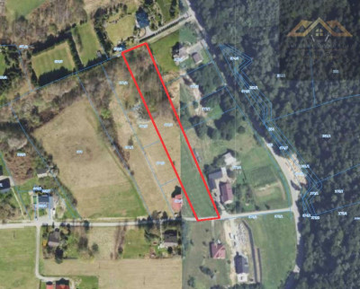 Atrakcyjna działka budowlana pod Myślenicami - Łęki -
małopolskie Zdjęcie nr 14