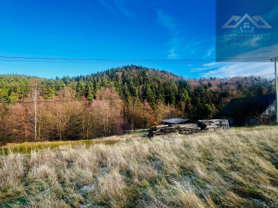 Atrakcyjna działka budowlana pod Myślenicami - Łęki - małopolskie