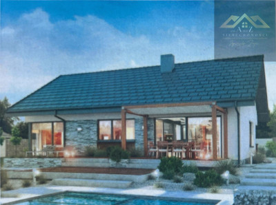 Widokowa działka z pozwoleniem na budowę - Faliszewice  -
małopolskie Zdjęcie nr 7