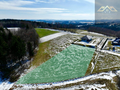 Widokowa działka Lichwin gm Pleśna z widokiem na góry - Lichwin  -
małopolskie Zdjęcie nr 2