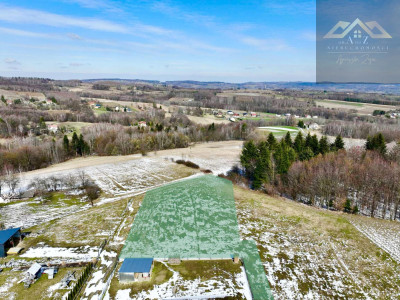 Widokowa działka Lichwin gm Pleśna z widokiem na góry - Lichwin  -
małopolskie Zdjęcie nr 3