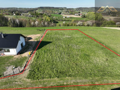 WIDOKOWA DZIAŁKA Z WARUNKAMI ZABUDOWY ZALASOWA  3000 m Z PROJEKTEM I POZWOLENIEM NA BUDOWĘ - Zalasowa  - małopolskie