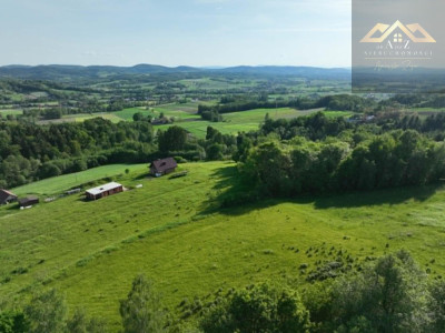 Widokowa działka na panoramę gór - Siemiechów  -
małopolskie Zdjęcie nr 2