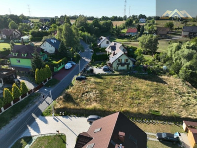 Piękna widokowa działka budowlana w centrum wsi - Rzuchowa  -
małopolskie Zdjęcie nr 3