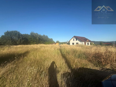 Piękna widokowa działka budowlana w centrum wsi - Rzuchowa  -
małopolskie Zdjęcie nr 8