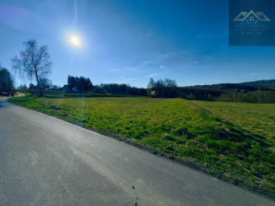 Widokowa działka budowlana z lasem - Łowczów -
małopolskie Zdjęcie nr 6